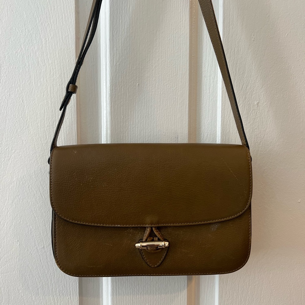 Olive green Sezane handbag